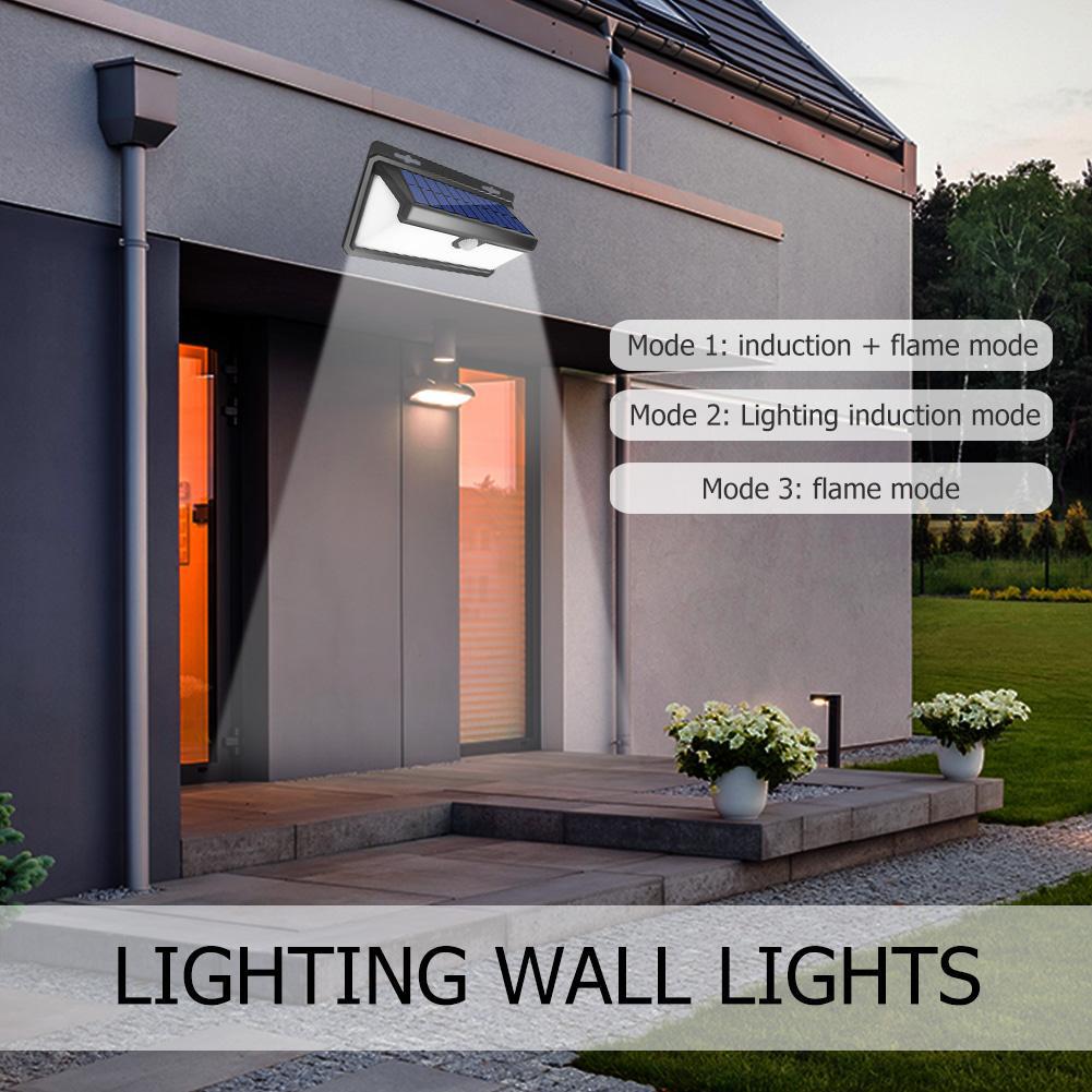 166 LED 3 Modes Solar Light Waterproof Sensor Garden Wall Lamp Flame Light, 501 Original
166 LED 3 Modes Solar Light Waterproof Sensor Garden Wall Lamp Flame Light, 501 Original