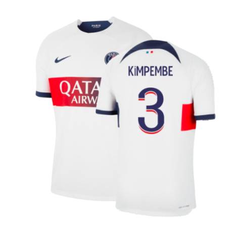 Paris Saint Germain Presnel Kimpembe 3 Auswärts Trikot 2023 2024