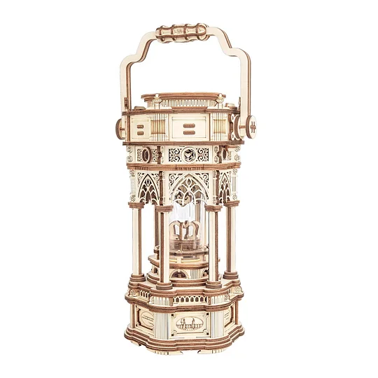 [Only Ship To U.S.] ROKR Victorian Lantern Mechanical Music Box AMK61 | Robotime Online