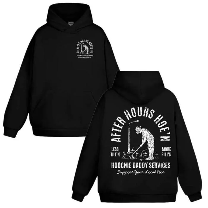 After Hours Hoe'n Printed Oversized Unisex Hoodie - Devcarry