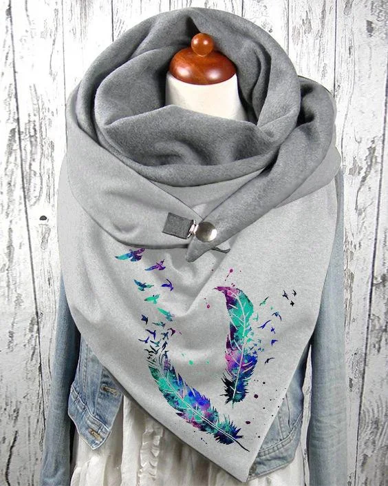 Feather  casual scarf scarves