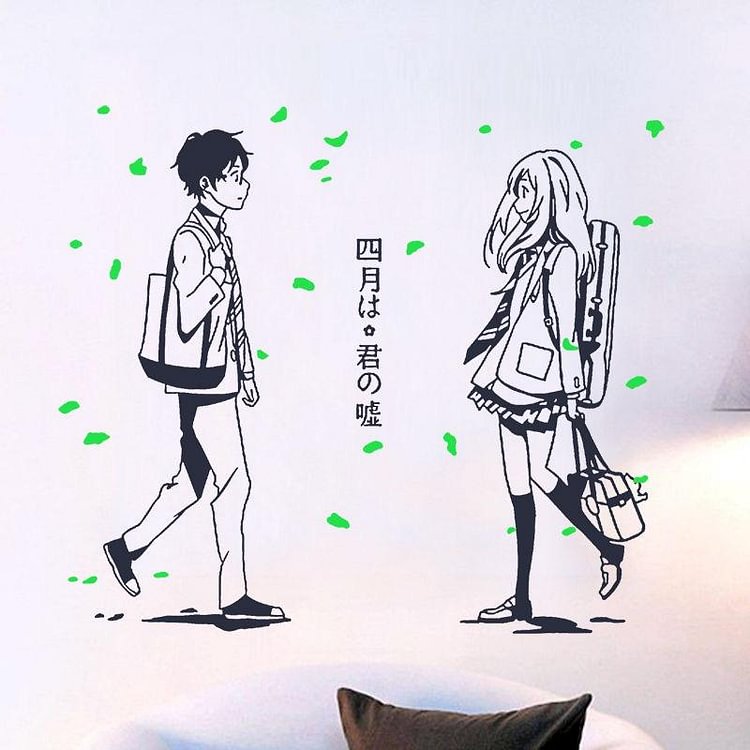 Your lie in April Anime Wallpaper Decals weebmemes