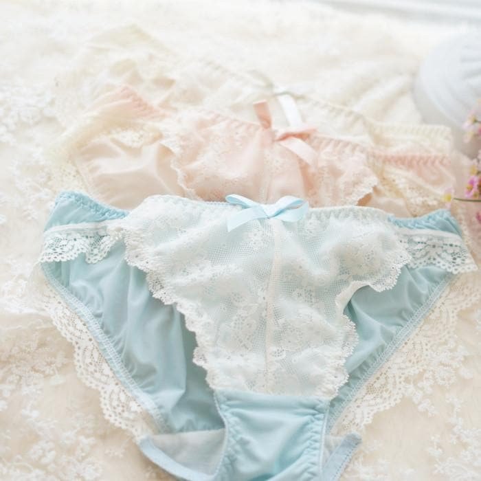 Beige/Pink/Blue Princess Lace Undies SP164929