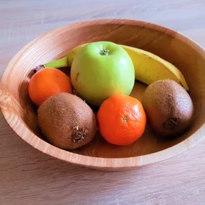 pornhint Pornhint Bowl made of ash wood 25 cm, polished with shellac