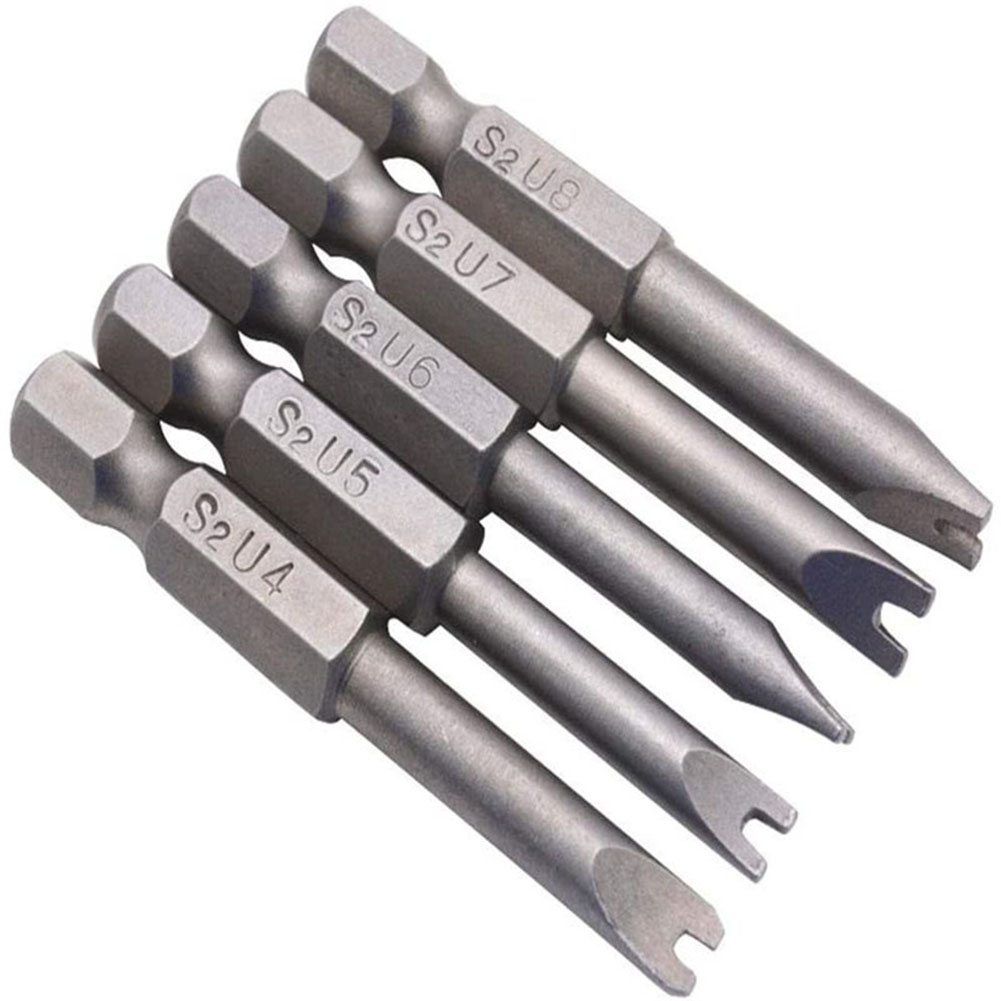 5pcs 50mm U4-U8 S2 Alloy Steel Magnetic U Shaped Electric Screwdriver Bits, 501 Original
5pcs 50mm U4-U8 S2 Alloy Steel Magnetic U Shaped Electric Screwdriver Bits, 501 Original