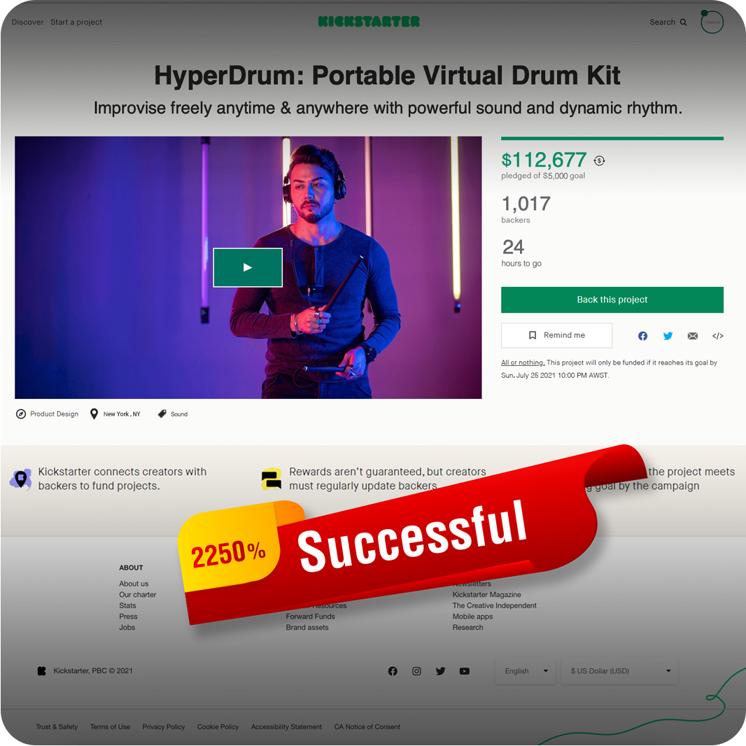 Kickstarter Crowdfunding Successful Projects