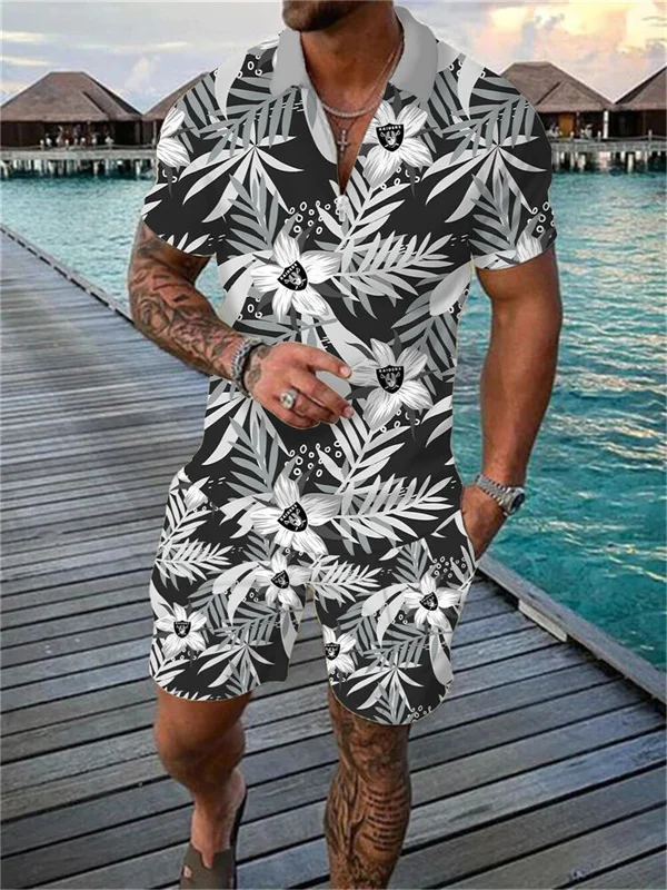 Las Vegas Raiders
Limited Edition Polo Shirt And Shorts Two-Piece Suits