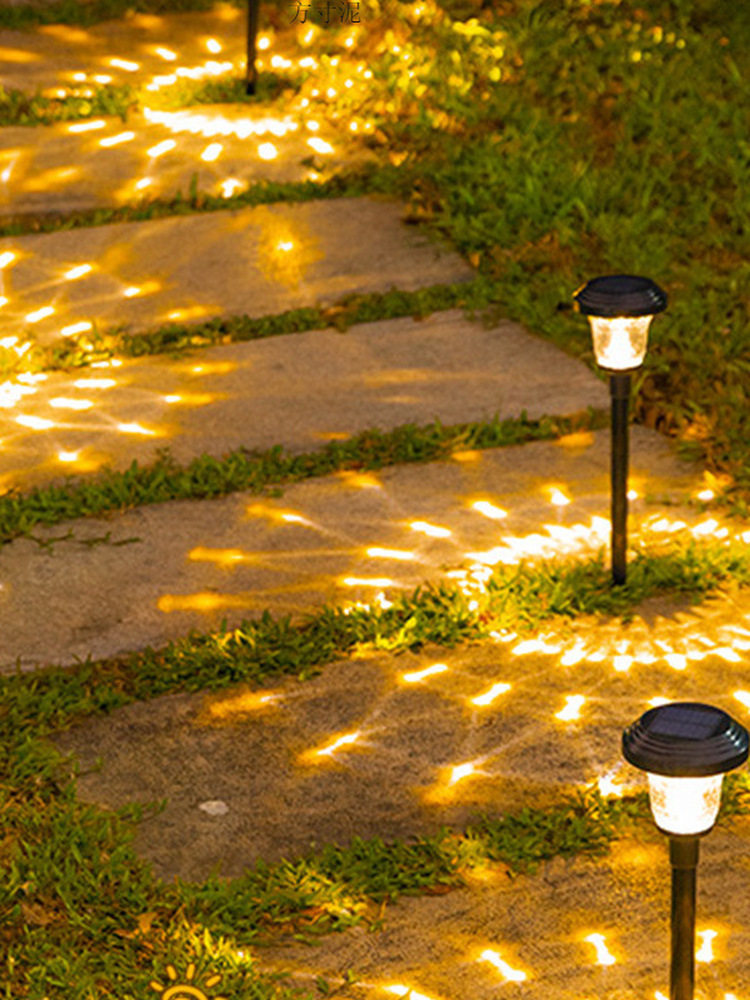 Solar Lawn Lights Outdoor Pathway Lighting with Automatic On/Off Feature – Waterproof and No Wiring Required