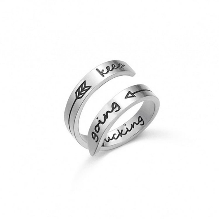 Keep F*cking Going Ring More Than a Gift