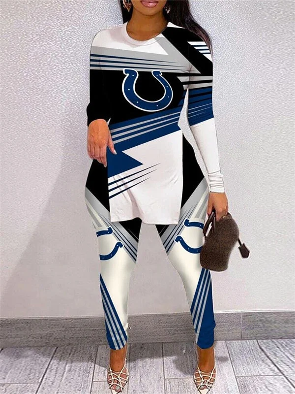 Indianapolis Colts
Limited Edition High Slit Shirts And Leggings Two-Piece Suits