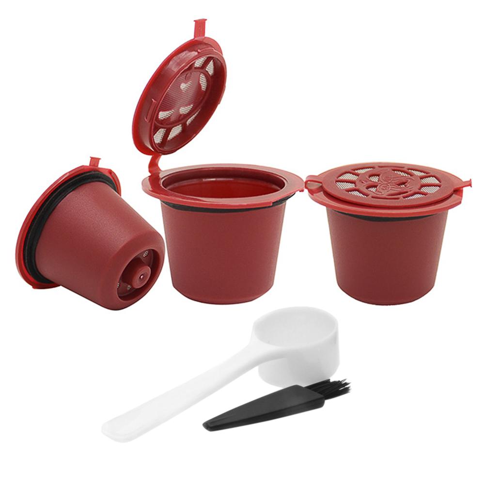 3pcs Refillable Reuse Coffee Capsule Filters for Nespresso Machine (Red), 501 Original
3pcs Refillable Reuse Coffee Capsule Filters for Nespresso Machine (Red), 501 Original