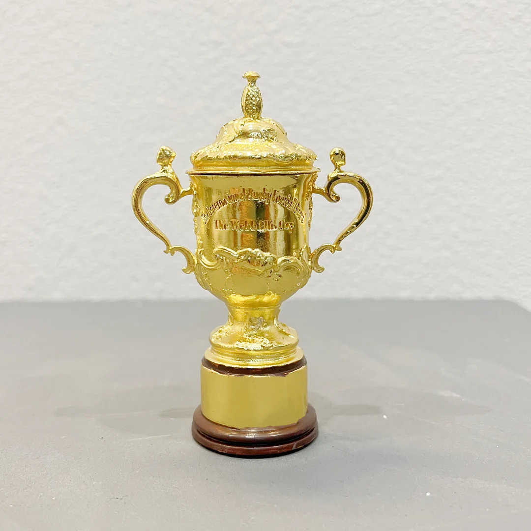 The Webb Ellis Cup Rugby World Cup Champions Trophy Color Box 10cm Metal
