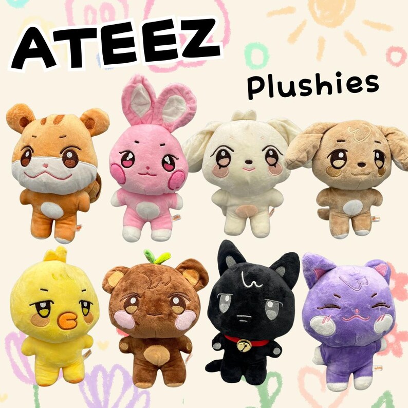 ATEEZ ANITEEZ PLUSH DOLL JJONGbear ジョンホ Ateez x ANITEEZ IN ILLUSION Plush Doll – Tsuvishop