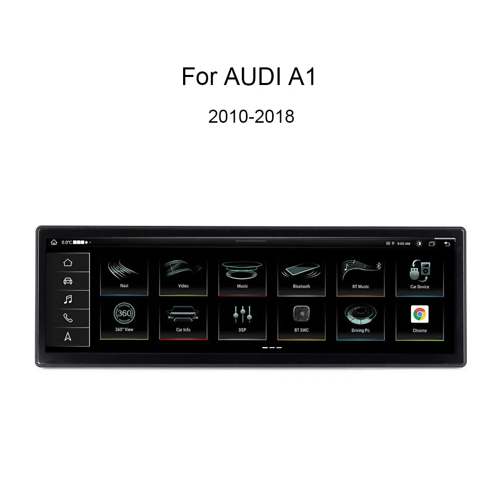 14,9 Zoll für AUDI A1 2010-2018 Jahr Apple CarPlay Android Auto Display Monitor Upgrade Autoradio Stereo