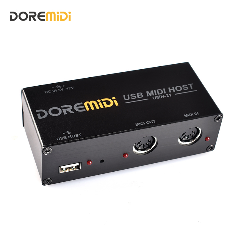 DOREMiDi High-Speed USB MIDI Host Box MIDI Host USB to MIDI Converter