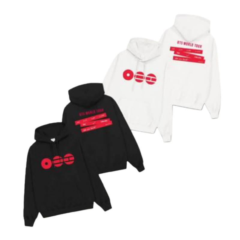 BTS ARIRANG World Tour Hoodie - Black & White