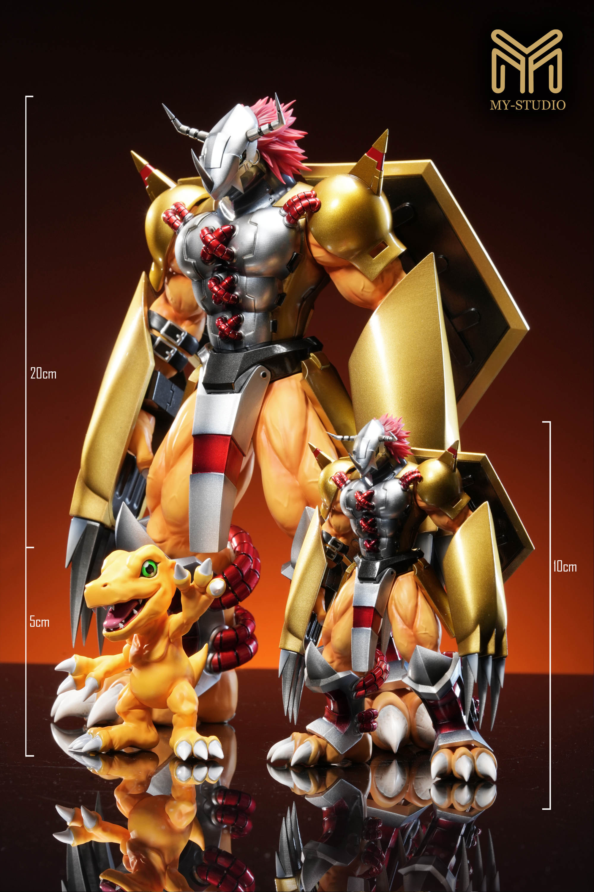 Good Guys vs. Black WarGreymon — MyFigureCollection.net, image size:2000x3000