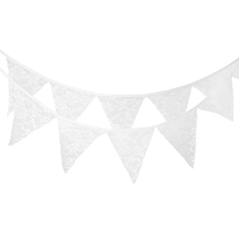 12 Flags White Lace Flower Flag Banner Pennant Wedding/Birthday Party Decor, 501 Original
12 Flags White Lace Flower Flag Banner Pennant Wedding/Birthday Party Decor, 501 Original