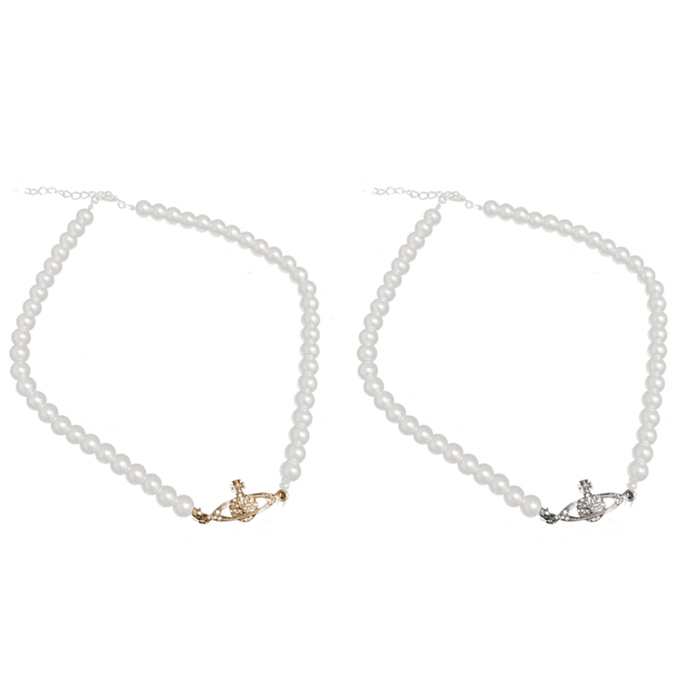 Ladies Elegant Planet Pendant Pearl Necklace Alloy Choker Clavicle Chain, Gold, 501 Original
Ladies Elegant Planet Pendant Pearl Necklace Alloy Choker Clavicle Chain, Gold, 501 Original