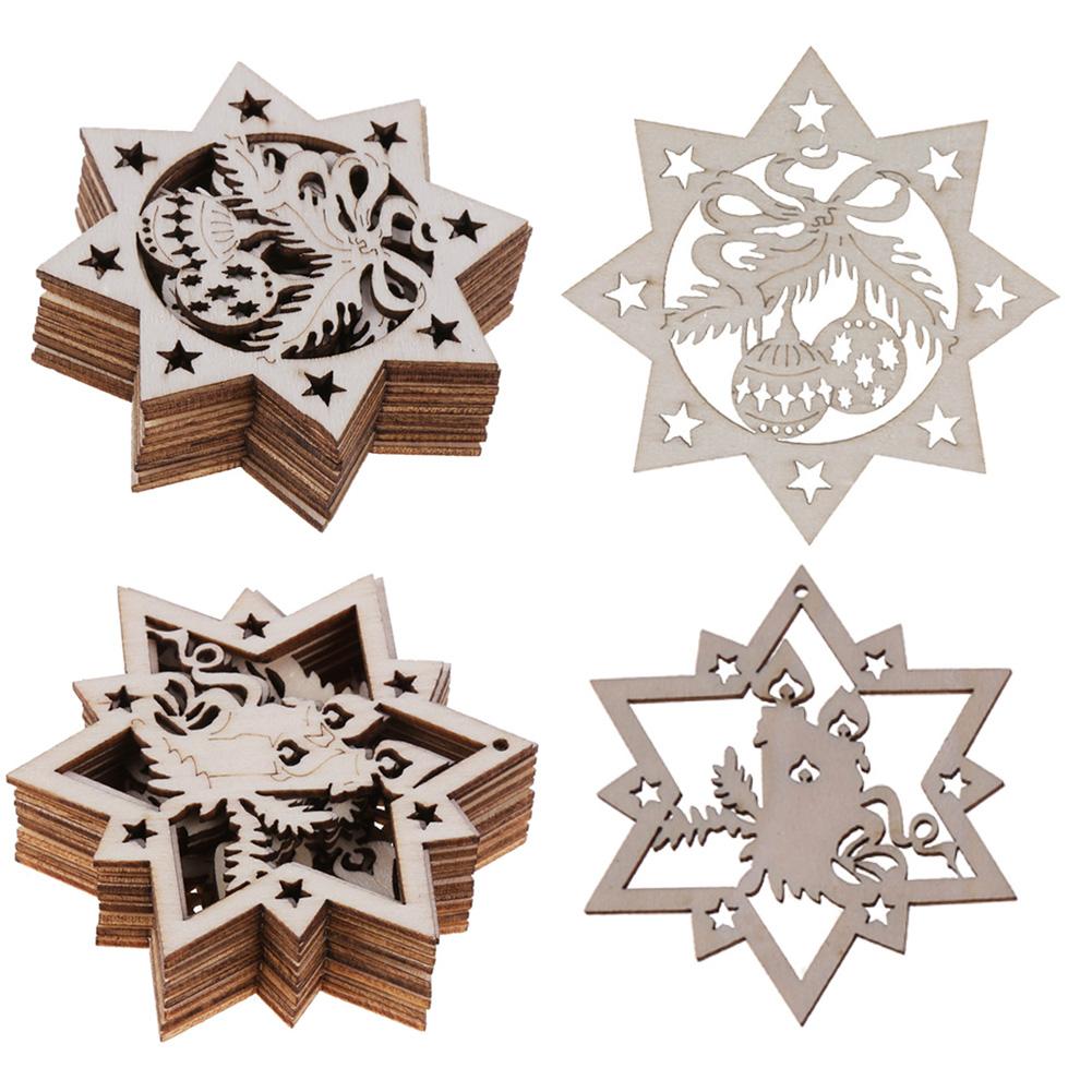 10pcs Carved Wooden Star Hanging Pendant Ornaments Christmas Decor, Candle, 501 Original
10pcs Carved Wooden Star Hanging Pendant Ornaments Christmas Decor, Candle, 501 Original