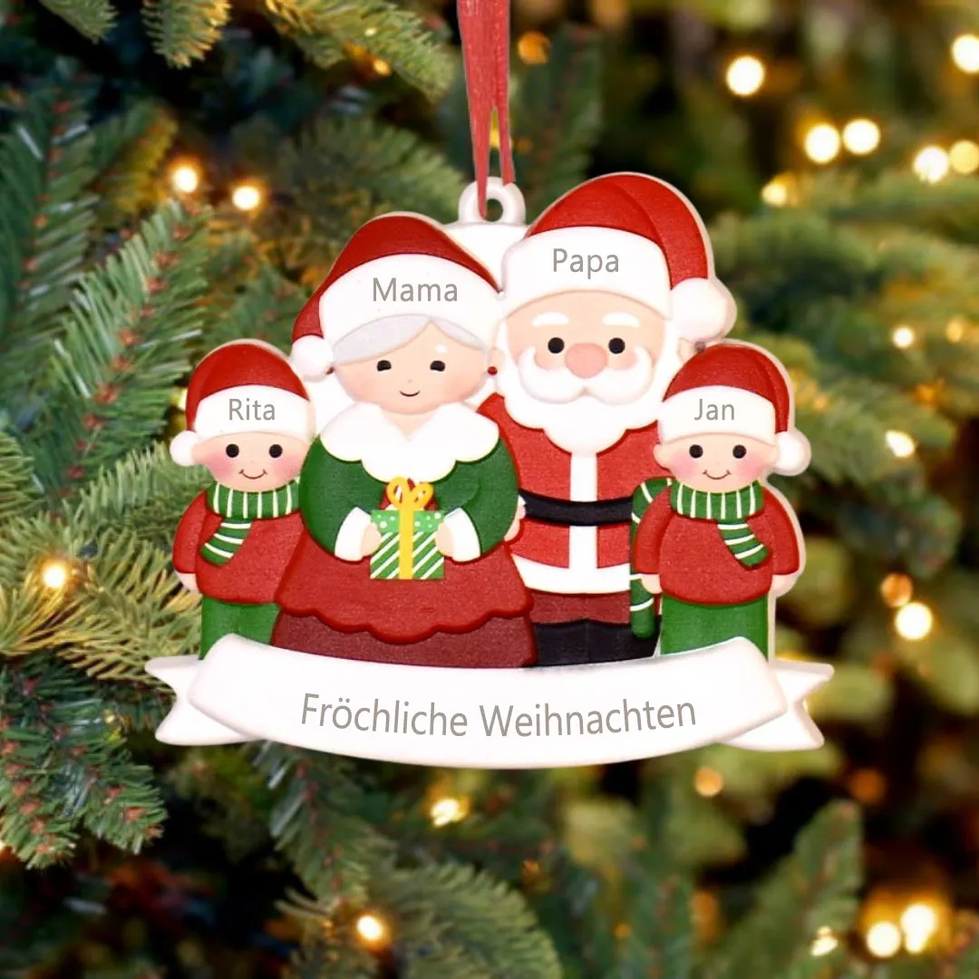 Personalisierte Weihnachtsmütze – Mit Namen, Weihnachtsmann Mütze Individualisierbar