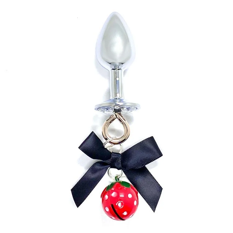 Strawberry Bell Anal Plug - Rose Toy