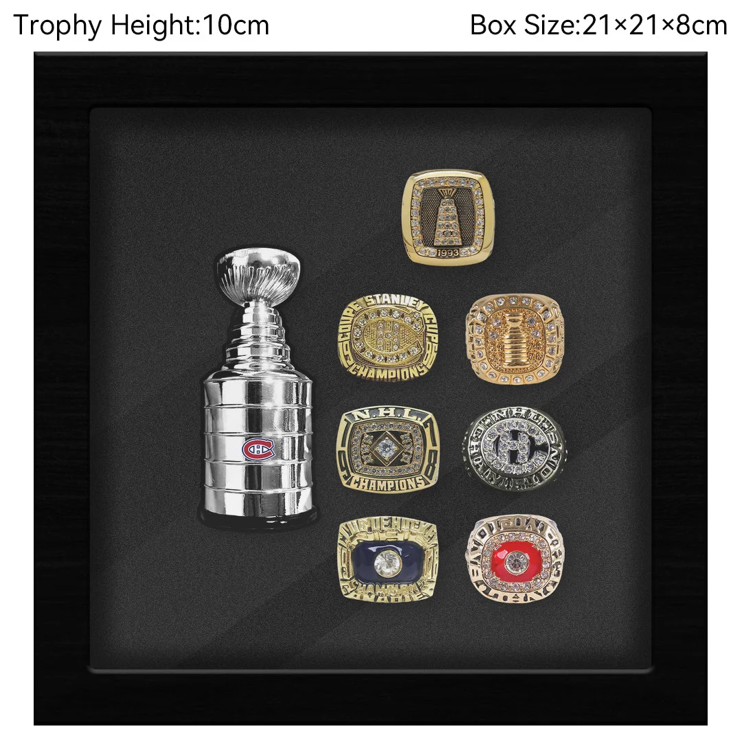 Montreal Canadiens  NHL Trophy And Ring Box