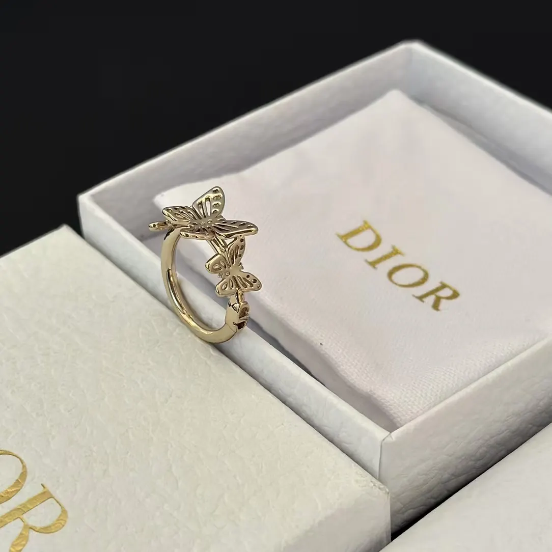 Dior Three Butterfly Ring