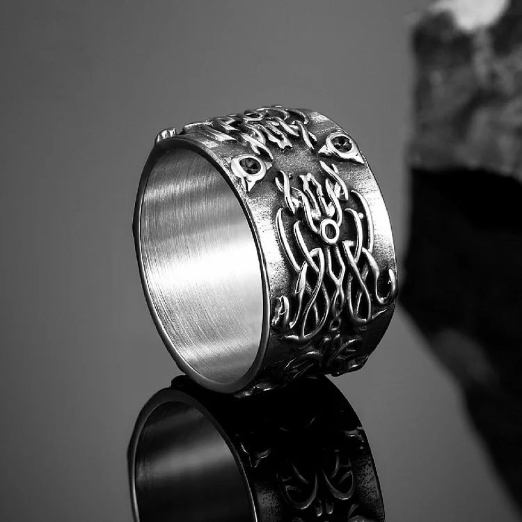 Viking Celtic Rune Stainless Steel Ring