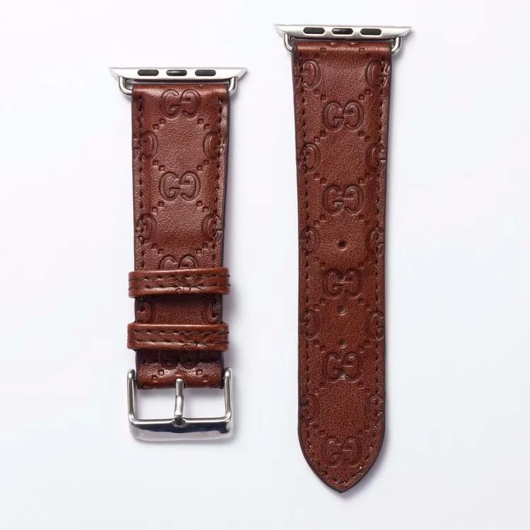 Genuine Leather Apple Watch Band -Gucci-[GUCCLV]