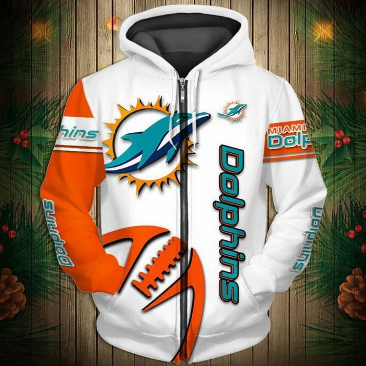 Miami Dolphins
Limited Edition Zip-Up Hoodie