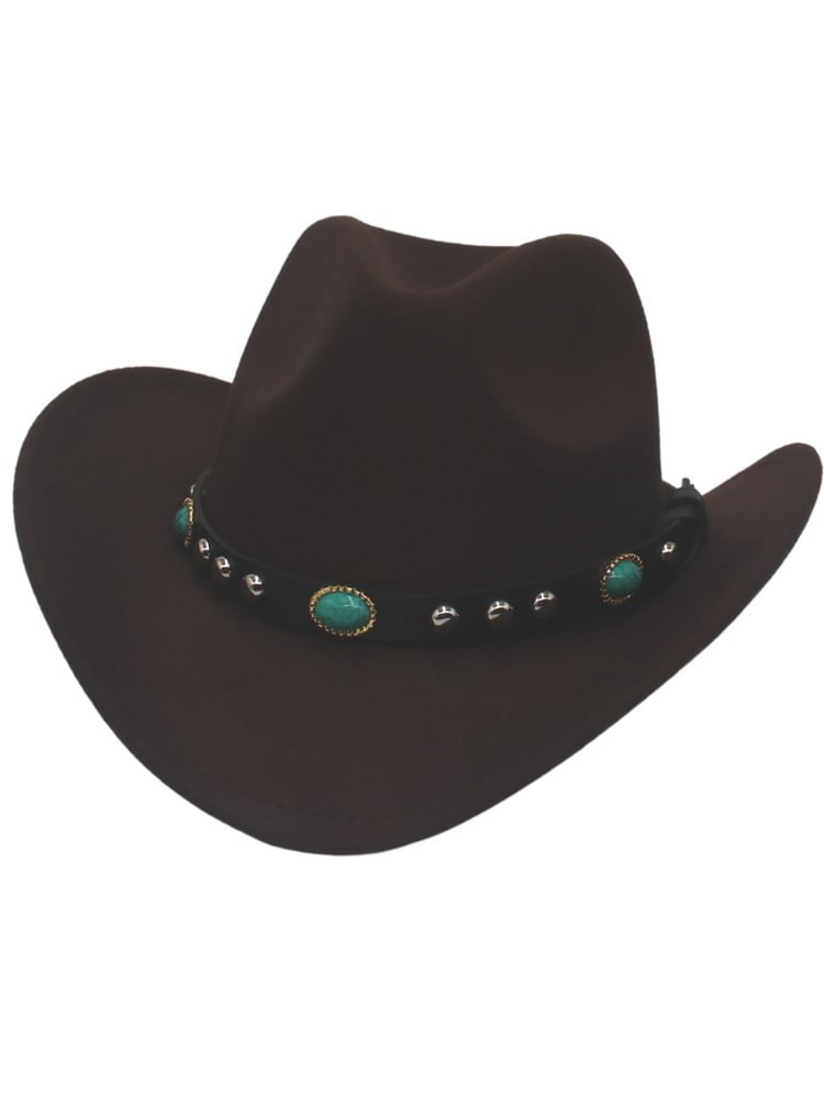 VChics Vintage Western Cowboy Cowgirl Hat
