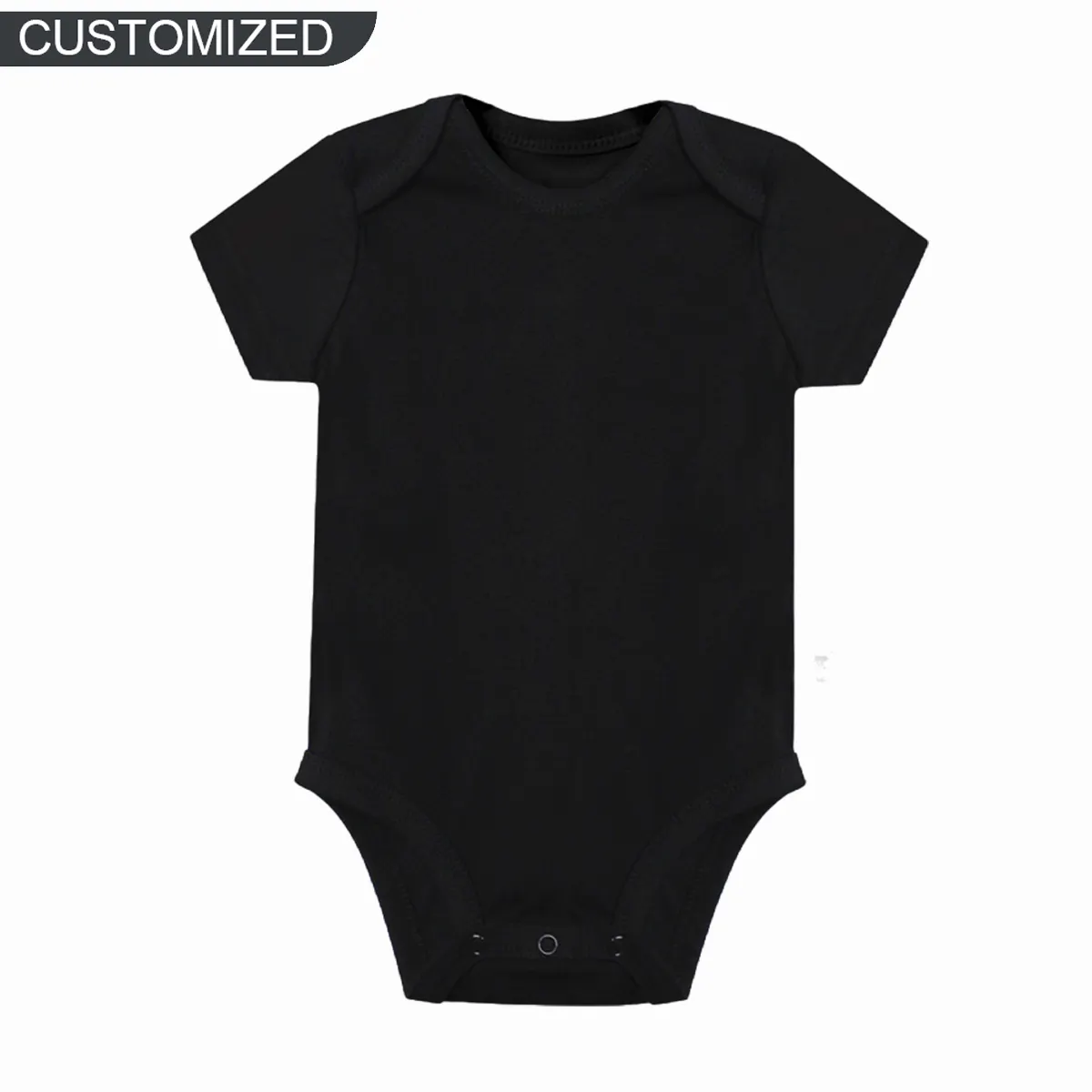 【0M-24M】Customized Butterfly&Flower Letter Baby Bodysuit