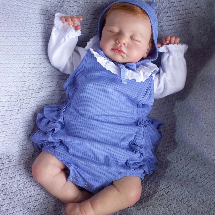  Reborn Awake Baby Girl Alana 20" Real Lifelike Cloth Body Reborn Doll with Heartbeat & Sound - Reborndollsshop®-Reborndollsshop®