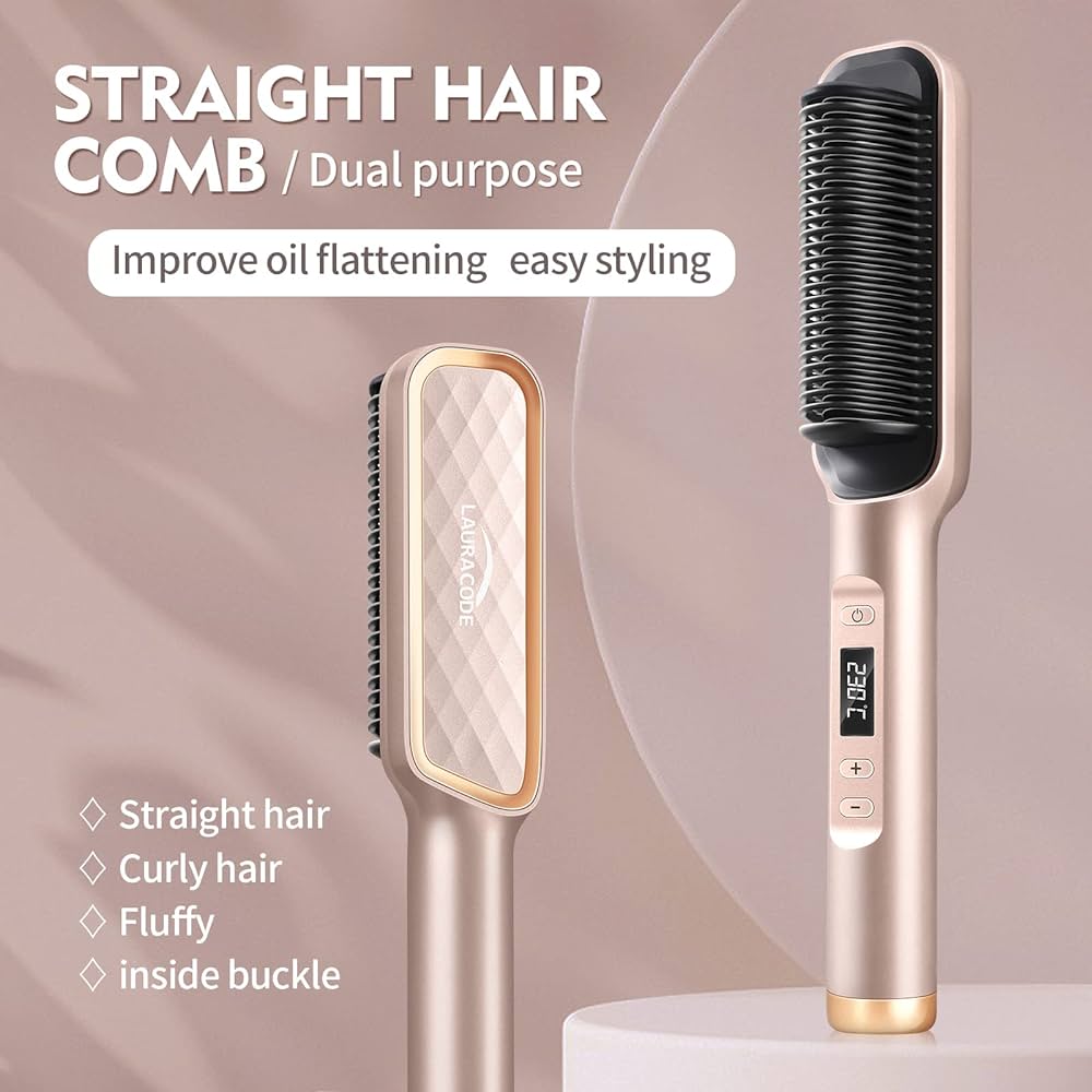 Negative Ion Hair Straightener Brush