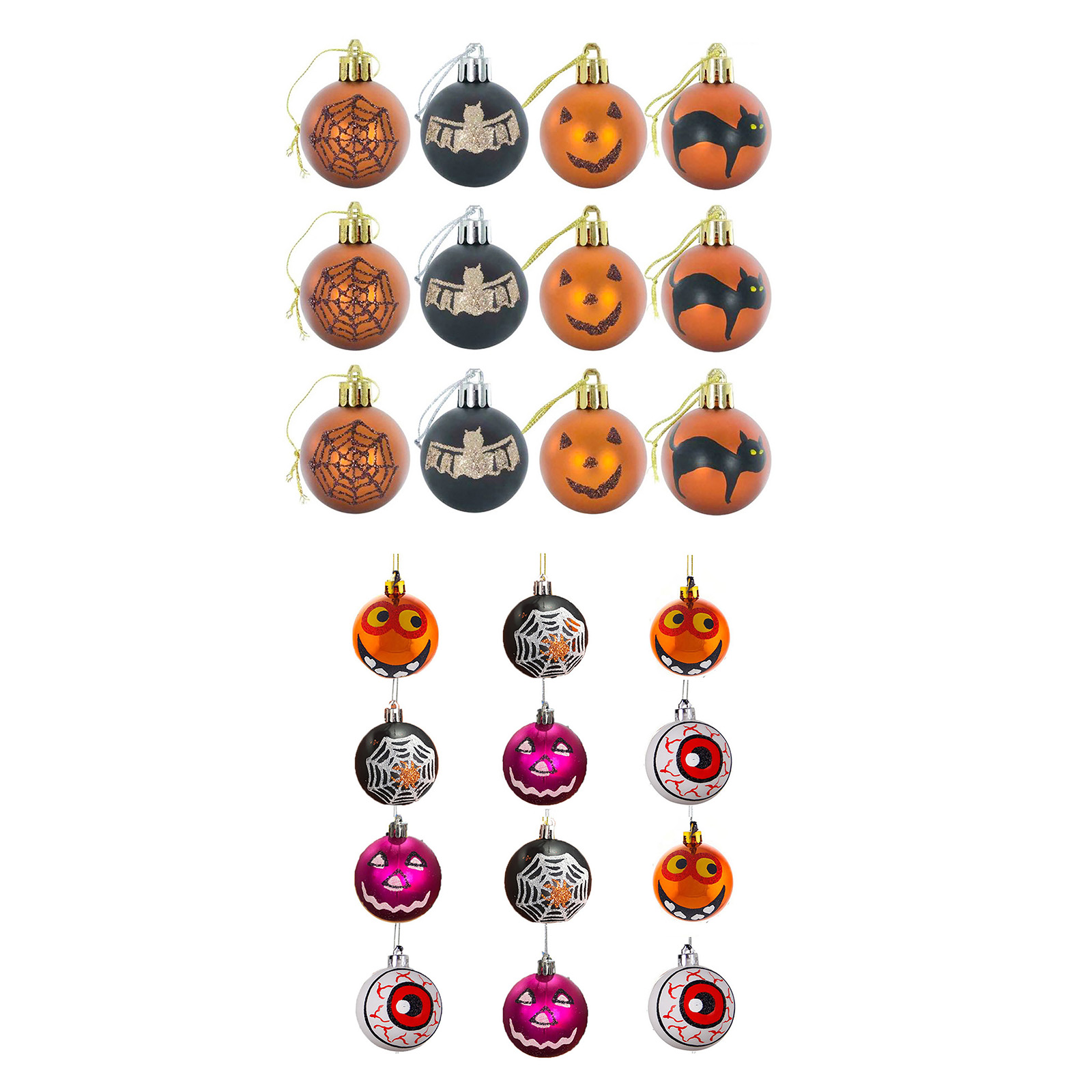 Halloween 12pcs Wreath Ball Set Hanging Ball Decor for Party Window Tree, 501 Original
Halloween 12pcs Wreath Ball Set Hanging Ball Decor for Party Window Tree, 501 Original