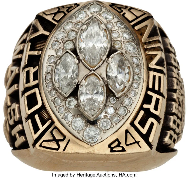 1989 San Francisco 49ers Super Bowl Championship Ring