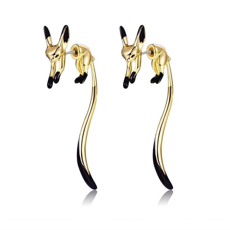 Wagging-tail Fox Earrings