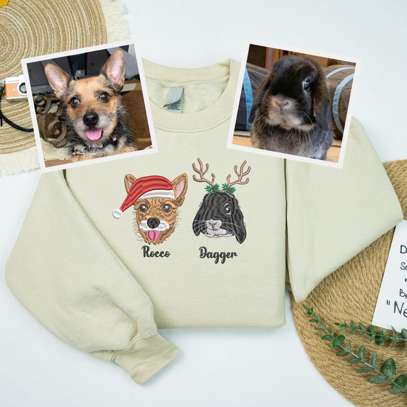 Pet's Christmas Plaid Snowflake Printed Hoodie main image 0