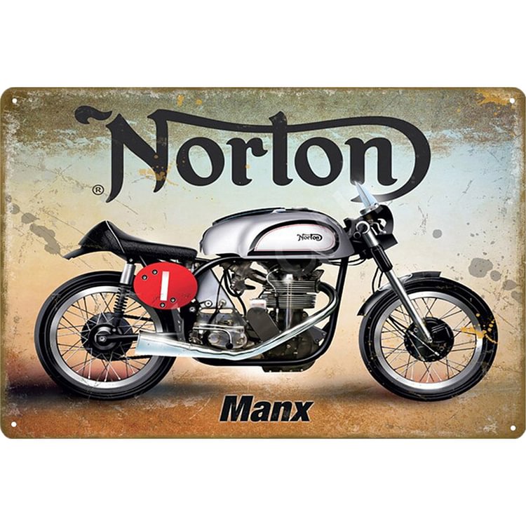 Norton Motorcycle - Vintage Tin Signs/Wooden Signs - 20*30cm/30*40cm