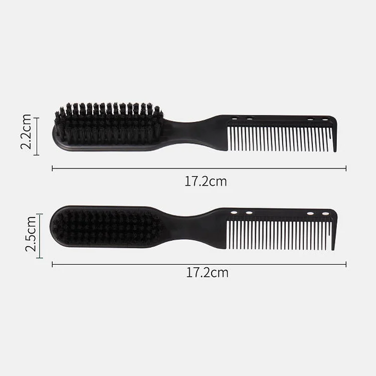 br05-High Quality Salon Tool Wooden Handle Soft Nylon Household Hair Neck Cleaning Brush