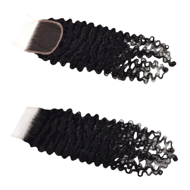 Burmese Curly Brazilian Virgin Hair Lace Closure
