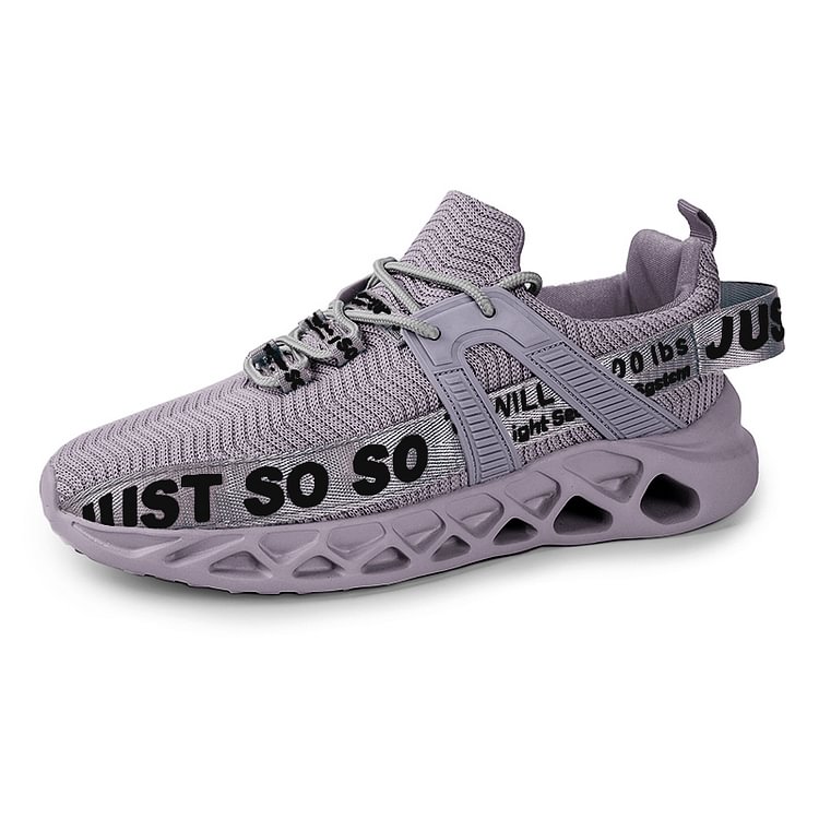 Men's Knife Edge Just So So Casual Sneakers Grey
