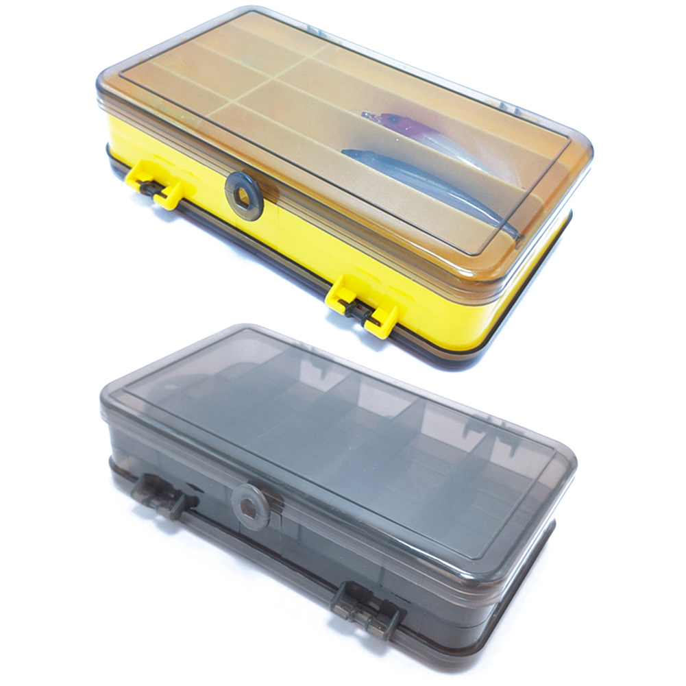 Plastic Fishing Tackle Box Transparent Fish Bait Lure Holder Case Organizer, Yellow, 501 Original
Plastic Fishing Tackle Box Transparent Fish Bait Lure Holder Case Organizer, Yellow, 501 Original