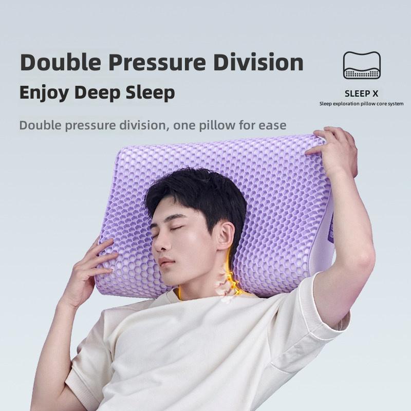 3D Pressure Relief Contour Pillow for Neck Pain and Stiffness Support