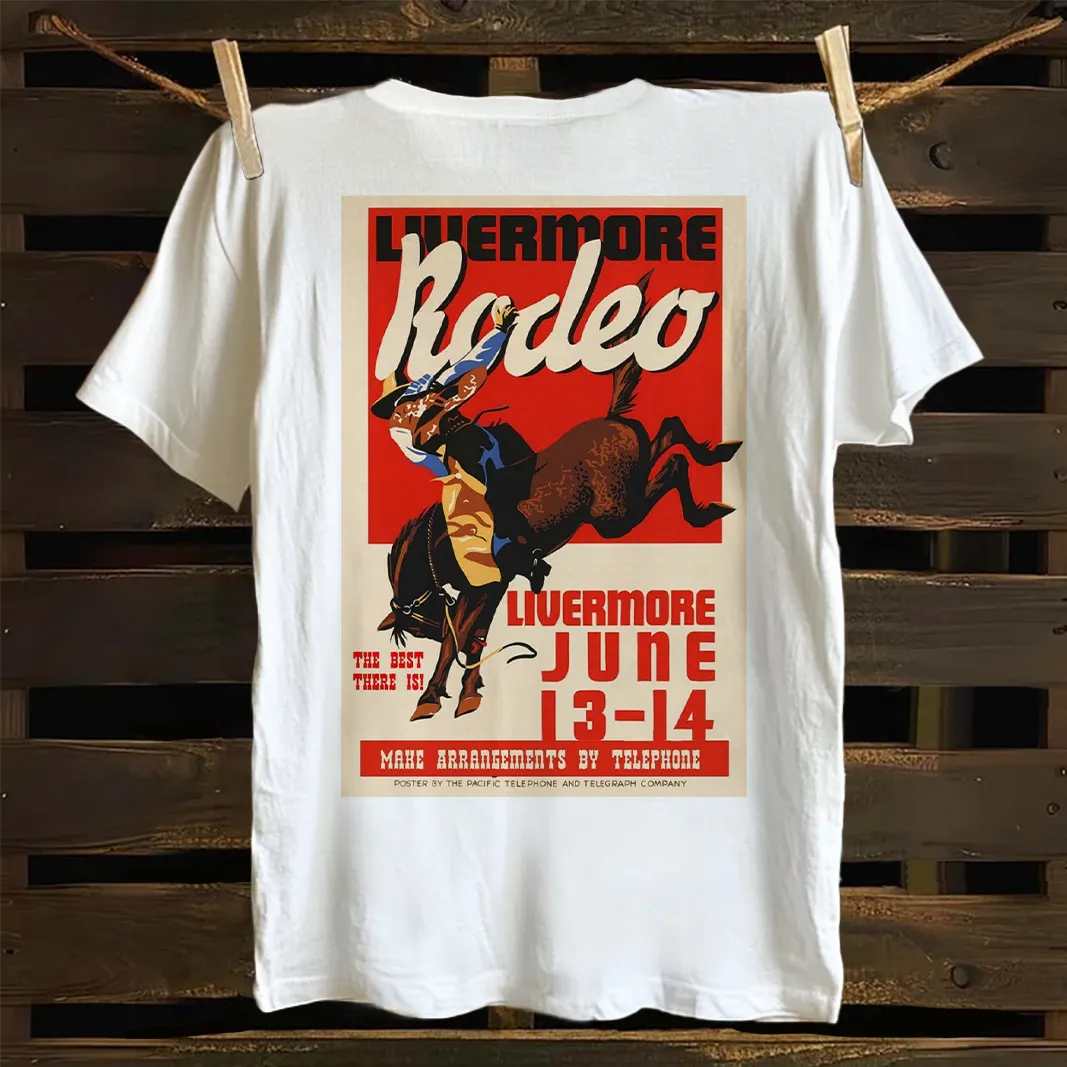 Classic Cowboy Graphic Print T-shirt