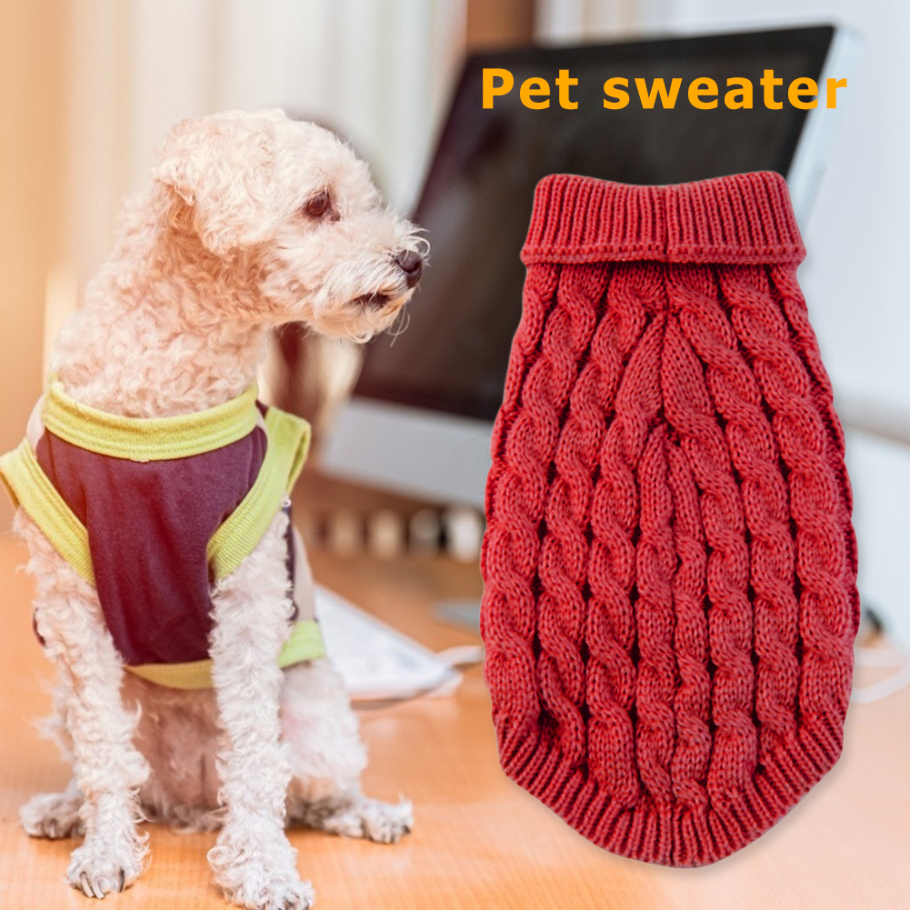 Warm Pet Sweater Dog Cat Warm Clothing Turtleneck Puppy Soft Knitted Vest, Blue, 501 Original
Warm Pet Sweater Dog Cat Warm Clothing Turtleneck Puppy Soft Knitted Vest, Blue, 501 Original