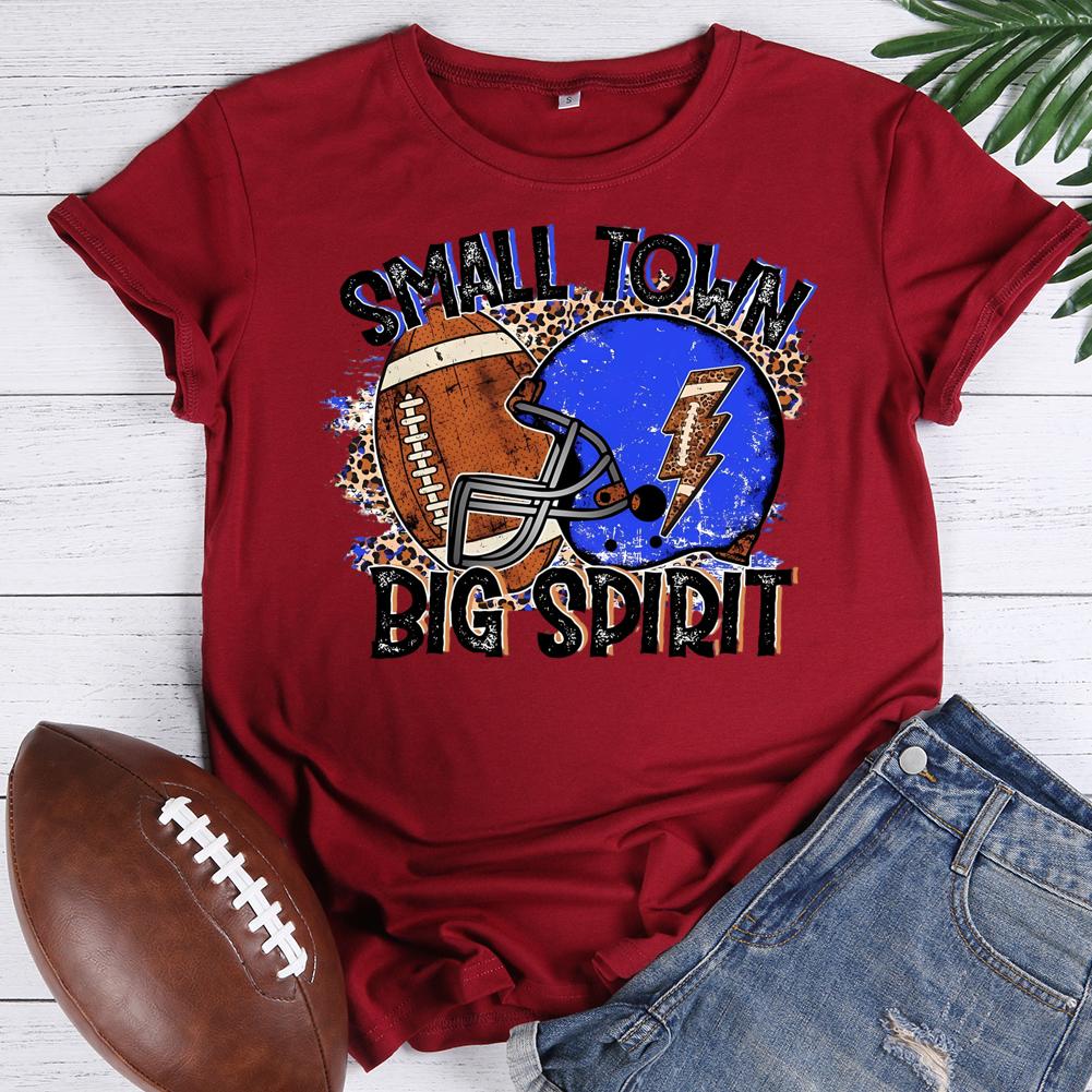 small town big spirit Round Neck T-shirt-0023031-Guru-buzz