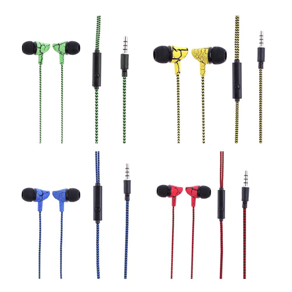 Universal Braided In Ear Earphone Bass Line Control Crackle Headphone w/Mic, Blue, 501 Original
Universal Braided In Ear Earphone Bass Line Control Crackle Headphone w/Mic, Blue, 501 Original