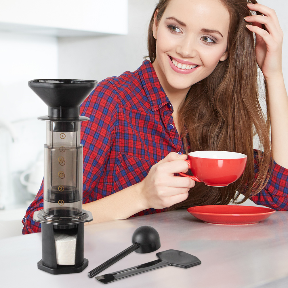 Filter Glass Espresso Coffee Maker Portable Cafe French Press Coffee Pot, 501 Original
Filter Glass Espresso Coffee Maker Portable Cafe French Press Coffee Pot, 501 Original